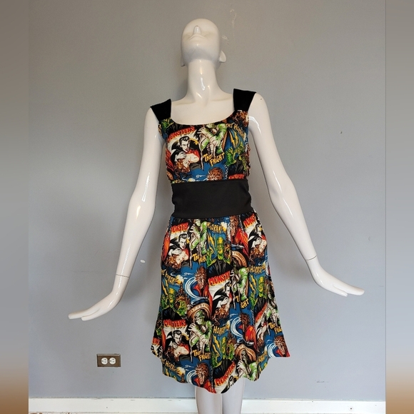 Hemet Dresses & Skirts - Hemet Classic Horror Monsters Dress, BNWT, Size M